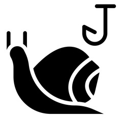 Slug and Snail Bait Vector Design Icon Style