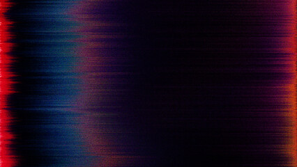 Digital grain texture overlay effect. Visual video effects stripes background,  Glitch noise static television VFX.