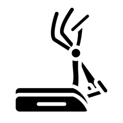 Elliptical Trainer Vector Design Icon Style