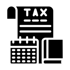 Tax Library Vector Design Icon Style