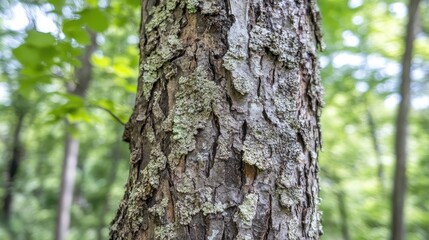 Obraz premium Detailed Texture of Tree Bark in Natural Setting