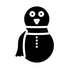 Snowman Vector Design Icon Style