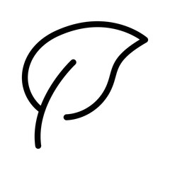Leaf Icon Vector Symbol Design Illustration