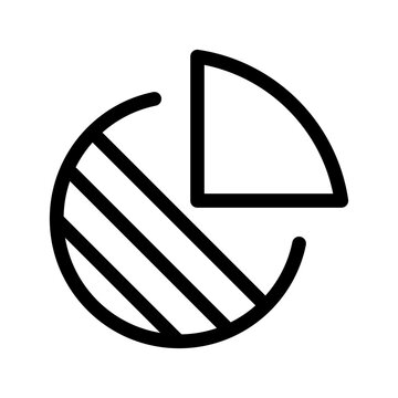 recommend clip art: Pie Chart Icon Vector Symbol Design Illustration