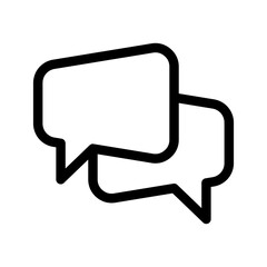 Naklejka premium Chat Icon Vector Symbol Design Illustration