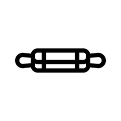 Rolling Pin Icon Vector Symbol Design Illustration