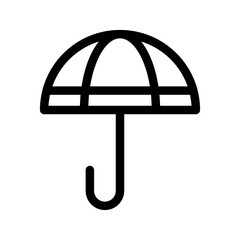 Umbrella Icon Vector Symbol Design Illustration