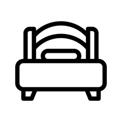 Bed Icon Vector Symbol Design Illustration