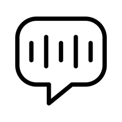 Voice Message Icon Vector Symbol Design Illustration