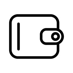 Wallet Icon Vector Symbol Design Illustration