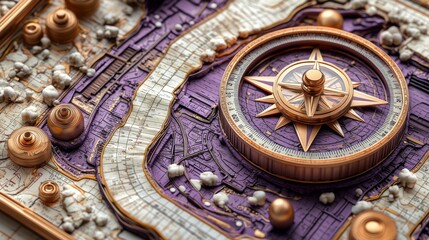 Obraz premium Premium stock illustration Tax Audit Defense in Purple Copper