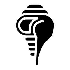 Conch Shell Vector Design Icon Style