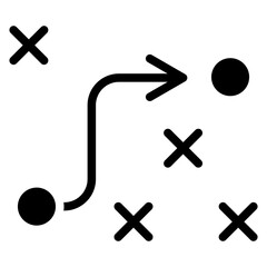 Strategy Vector Design Icon Style