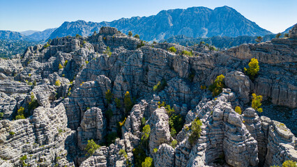 Mystical landscapes of wild mountains where those who go cannot return