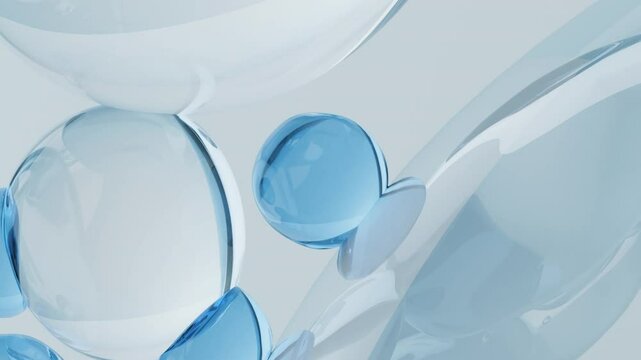 Hyaluronic serum penetrating deep into layers of skin cells.