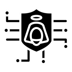 Cyber Shroud Vector Design Icon Style