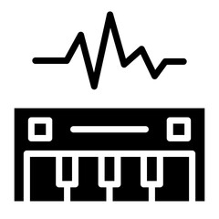 Synth Spectrum Vector Design Icon Style