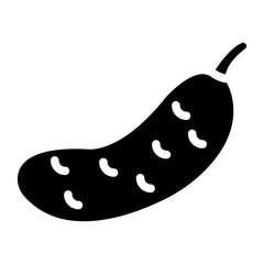 Cucumber Vector Design Icon Style