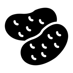 Potato Vector Design Icon Style