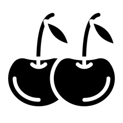 Cherry Cheerful Vector Design Icon Style