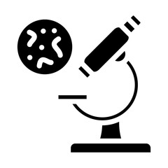 Microscopic Anatomy Emblem Vector Design Icon Style