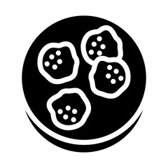 Arancini Vector Design Icon Style