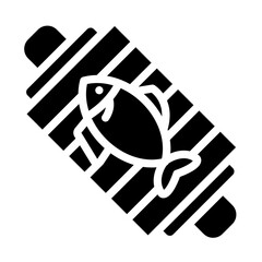 Grilled Branzino Vector Design Icon Style