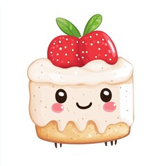 A shortcake vector illustration