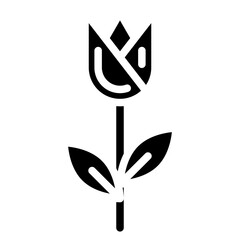 Tulip Vector Design Icon Style