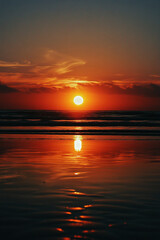 Obraz premium Sunset at the Sea