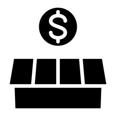 Cash Tray Vector Design Icon Style