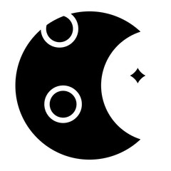 Moon Phases Vector Design Icon Style