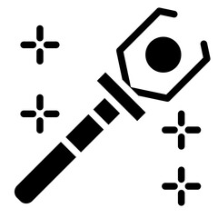 Celestial Staff Vector Design Icon Style