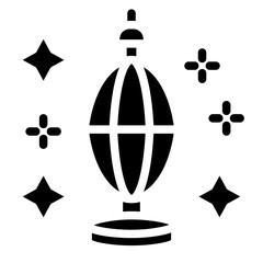 Mystic Lantern Vector Design Icon Style