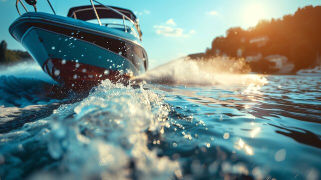 A man wakeboarding on a lake.