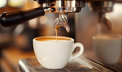 professional coffee machine, Generative AI 