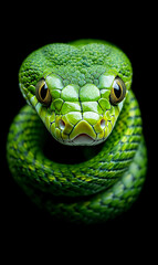 Obraz premium Close up shot of Snake , snake skin texture