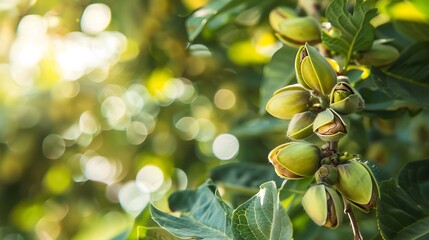 Pistachio agricultural field agriculture branch plant part