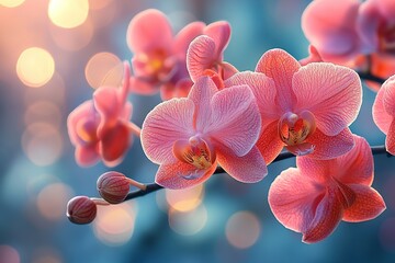 Beautiful orchid flowers