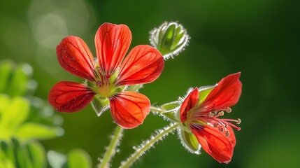 Geranium wilfordii flower