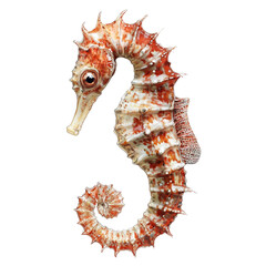 Seahorse on a white background