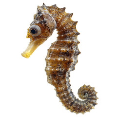 Seahorse on a white background