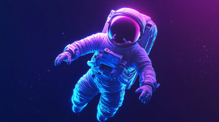 astronaut in space