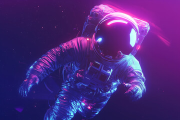 Fototapeta premium astronaut in space