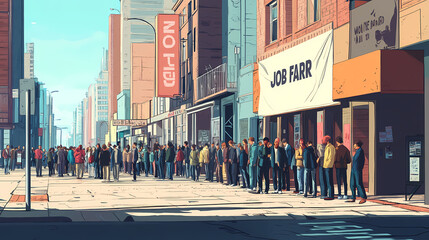 Generative AI, Job Fair Hope: A City in Need of Opportunities
