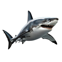 Shark on a white background