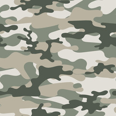 military camouflage. seamless print on clothing or print
