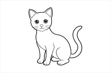 Cat cartoon illustration