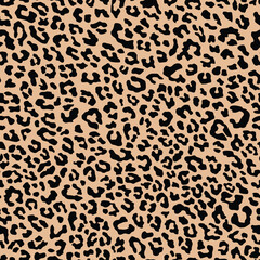 seamless leopard color. seamless leopard print for print or clothing	