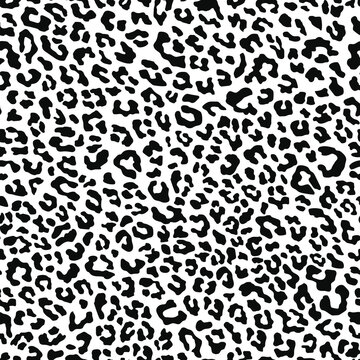 vector print leopard. seamless print of leopard skin. pattern of animal skins for clothing or print. feline family 